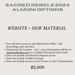 SR 2023 Alumni: Website & New Material